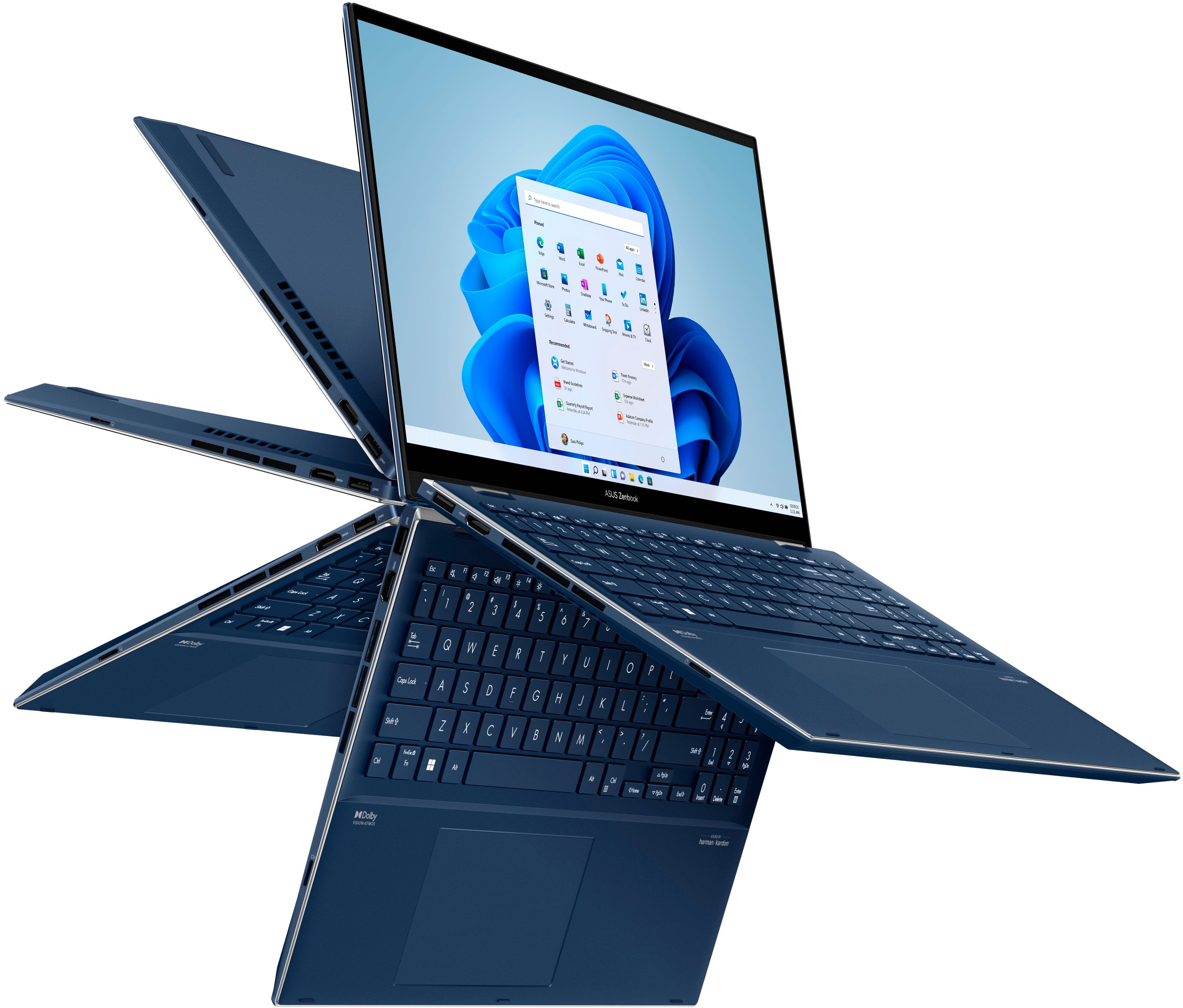 ASUS ZenBook Pro 15 Flip Laptops: 15.6" 1620p, i7-12700H, 16GB DDR5, 512GB SSD $999.99