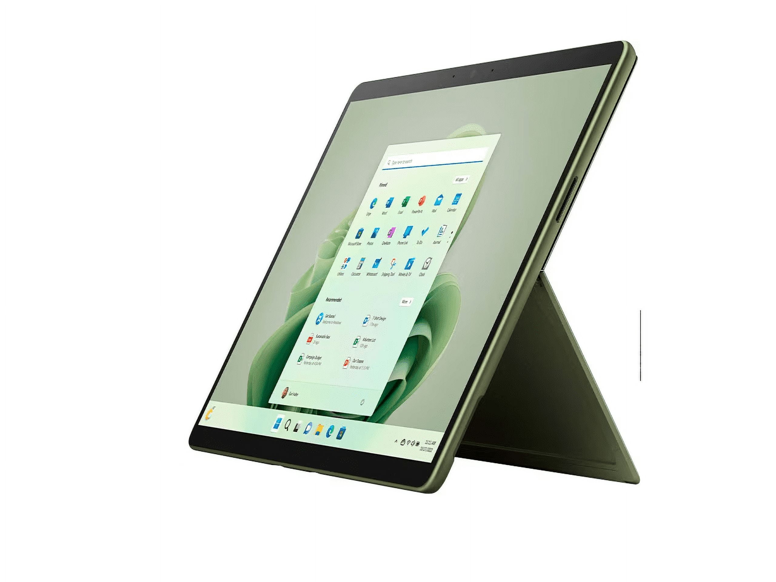 Microsoft Surface Pro 9 Tablet: 13" 2880x1920 120Hz Touch, Intel Evo i7-1255U, 16GB DDR5, 256GB SSD, Forest $1099.98