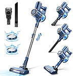 Prettycare Cordless Stick W200 Vacuum Cleaner Lightweight Upright for Carpet Hard Floor Pet Hair $59.99