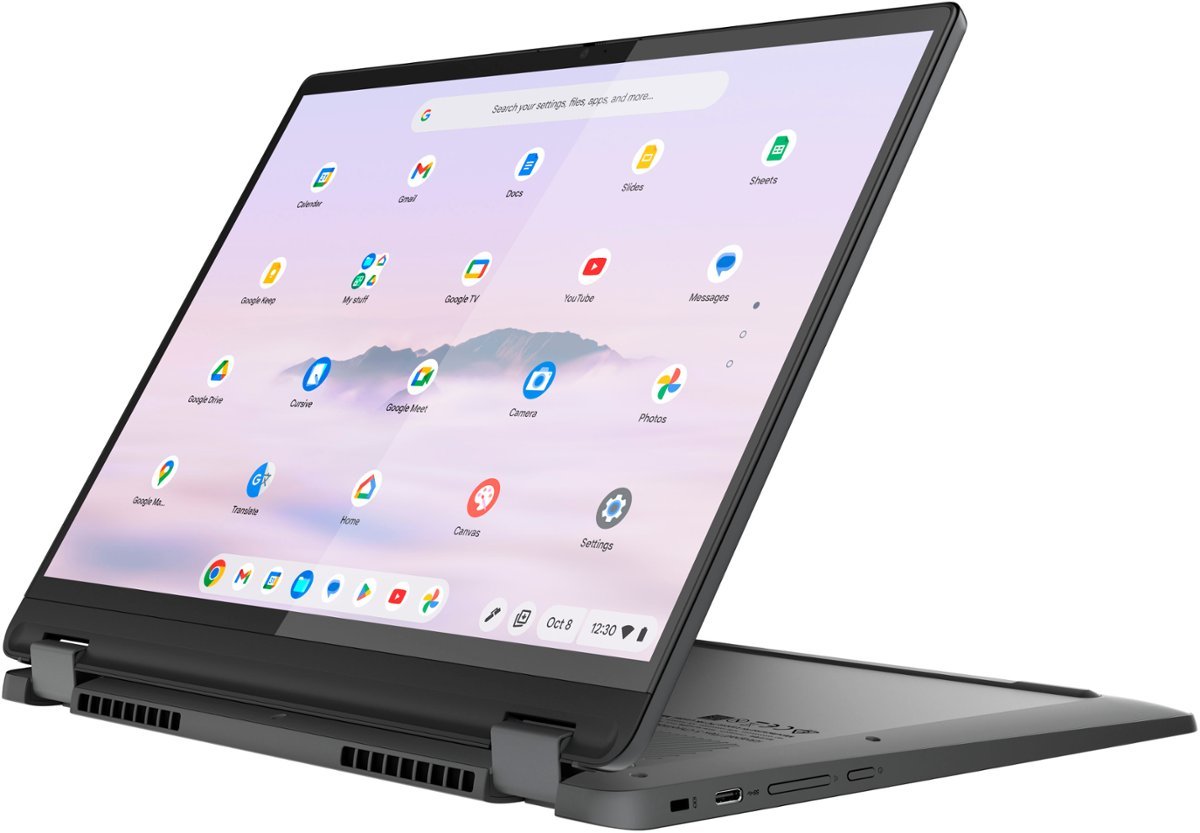 Lenovo Flex 5i Chromebook Plus: 14" FHD+ IPS Touch, i3-1315U, 8GB LPDDR4, 128GB SSD $349