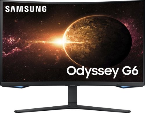 Samsung Odyssey G6: 32” 1000R Curved QHD 240Hz 1ms FreeSync Premium Pro Smart Gaming Monitor with HDR600(DisplayPort, HDMI) - Black $399.99