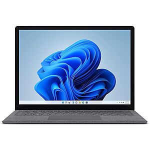 Microsoft Surface Laptop 4 (Cert. Refurb): 13.5" 2256x1504 Touch, i5-1135G7, 8GB RAM, 256GB SSD, Alacantara $379