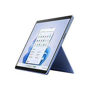 Microsoft Surface Pro 9 Tablet (Cert. Refurb): 13" 2880x1920 120Hz Touch, i5-1235U, 8GB DDR5, 256GB SSD $  639.99