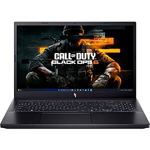 Acer Nitro V: 15.6" FHD 144Hz, Ryzen 5 7535HS, RTX 4050, 16GB DDR5, 512GB SSD $599.99