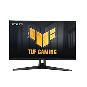 ASUS TUF Gaming 27” 4K HDR Monitor 160Hz 1ms, NVIDIA G-SYNC, AMD FreeSync Premium, 95% DCI-P3, 3 yr Warranty $289