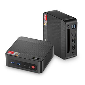 Prime: BOSGAME P4 Mini PC: Ryzen 7 5700U, 32GB RAM, 1TB SSD, Win 11 Pro, Wi-Fi 6E, BT5.2 $299.99
