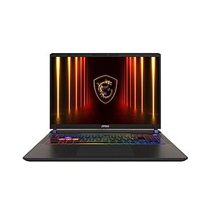 MSI Vector 16 HX AI: 16" 240Hz QHD+ IPS, Intel Ultra 9 275HX, RTX 5080, 16GB DDR5, 1TB SSD $2199.99