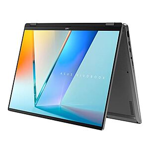 ASUS Vivobook 16 Flip: 16" QHD+ OLED 120Hz Touch, Ultra 7 258V, 32GB LPDDR5X, 1TB SSD, Win 11 Pro $999.99