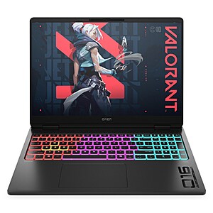 HP OMEN MAX: 16" QHD+ IPS 240Hz, Ryzen AI 7 H 350, RTX 5070, 16GB DDR5, 1TB SSD $1279.99