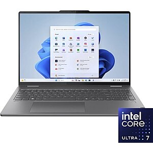 Lenovo Yoga 7i 2-in-1: 16" FHD+, Intel Ultra 7 155U, 16GB LPDDR5, 1TB SSD $650 + Free Shipping