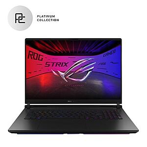 ASUS ROG Strix SCAR 18: 18" QHD+ mini-LED 240Hz, Intel Ultra 9 275HX, RTX 5090, 64GB DDR5, 2TB SSD $3999.99