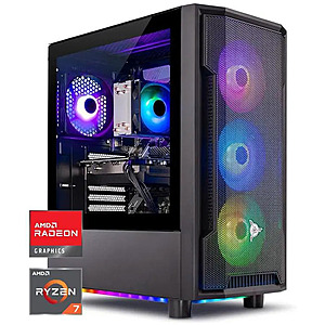 Skytech Shadow Gaming Desktop: Ryzen 7 7700, RX 9060 XT (16GB), 32GB DDR5, 1TB SSD $1149.99