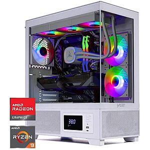 Skytech Azure 3 Plus Gaming Desktop: Ryzen 9 9900X, RX 9070 XT, 2TB SSD, 32GB DDR5, 850W $1799.99