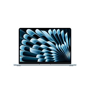 Apple MacBook Air: 13", M4, 16GB RAM, 512GB SSD, Sky Blue $999