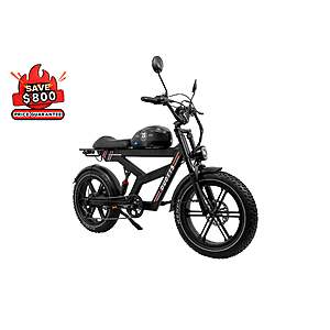 DUOTTS F20 Electric Bike, 750W, 25km/h @ DUOTTS $449