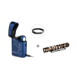 Perun 3 Mini headlamp flashlight red white light dual use bundle @ Olight  $68.96