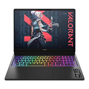 HP OMEN MAX: 16" QHD+ 240Hz IPS, Ryzen AI 9 HX 375, RTX 5080, 32GB DDR5, 1TB SSD $1799.99 @ microcenter