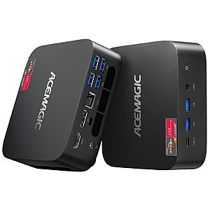 Prime: ACEMAGICIAN Kron Mini K1 Mini PC: Ryzen 7 7730U, 16GB DDR4, 512GB SSD $296.1