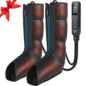 Prime:FIT KING Leg Massager with Heat and Compression Therapy $66
