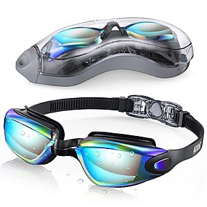 Aegend Swim Goggles, No Leaking Full Protection, Adult Men Women Youth $4.99