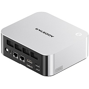 AOOSTAR MACO 6850H Mini PC: Ryzen 7 Pro 6850H, Radeon 680M, 24GB RAM. 1TB SSD $380.80 or Less + Free S&H