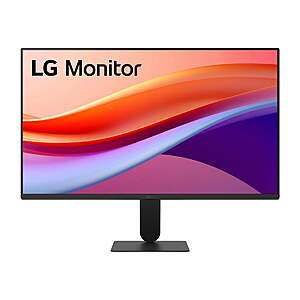 LG 24U411A-B 23.8" FHD 120Hz IPS LCD HDR Monitor, Black $92.99