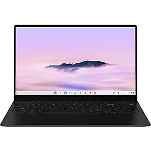 Samsung Galaxy Chromebook Plus w/ Google AI (Open-Boxes):  15.6" FHD AMOLED, Intel Core 3 100U, 8GB LPDDR5, 256GB UFS $374.99