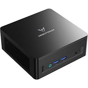 MINISFORUM UM690L Slim Mini PC: Ryzen 9 6900HX, 32GB LPDDR5, 1TB SSD, USB4 $589.9