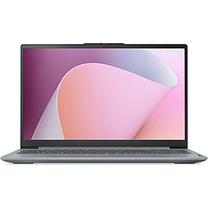 Lenovo IdeaPad Slim 3: 15.6" FHD IPS, Ryzen 5 7520U, 8GB LPDDR5, 256GB SSD $299