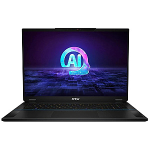 Refurb: MSI Stealth 18 AI Studio: 18" 4K 120Hz mini-LED, Intel Ultra 9 185H, RTX 4080, 32GB DDR5, 1TB SSD $1658.99 at Newegg via eBay