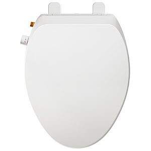 Clirass Elongated Non-Electric Bidet Toilet Seat w/ Slow-Close Lid $48 + Free S&H