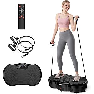 HTM Vibration Plate Exercise Machine w/ 9 Modes & 120 Speeds $42.50 + Free S&H