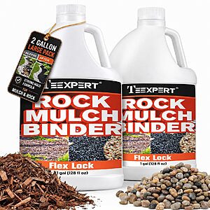 2-Pk 1-Gallon Teexpert Mulch Glue Concentrate for Landscaping $29 + Free S&H