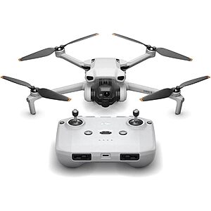 DJI Mini 3 Drone w/ 4K Camera & Remote Control $269 + Free S&H