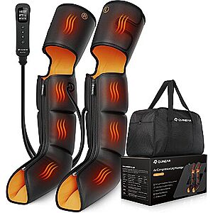 QUINEAR 3-in-1 Foot Calf & Thigh Massager with Heat and Compression $65 + Free S&H