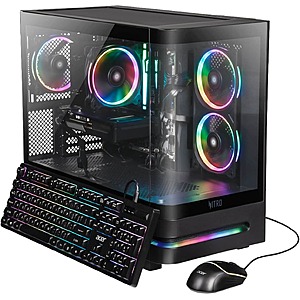 Acer Nitro 65 Desktop: Ryzen 7 8700F, 16GB DDR5, 1TB SSD, RX 9060 XT $1200 + Free S&H