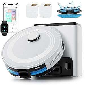 Lefant M2+ 6000Pa WiFi Self-Emptying Robot Vacuum & Mop $110 + Free S&H