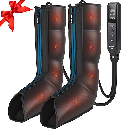 Prime: FIT KING Leg Massager with Heat and Compression Therapy $66
