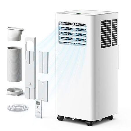 EUHOMY 8000 Btu Portable Air Conditioners, 3 in 1 Portable AC with Cool, Dry, Fam Modes, 350 Sq.Ft $195.49
