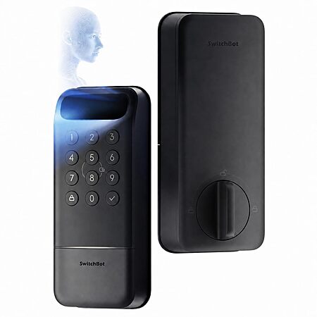 SwitchBot Lock Vision 3D Face Recognition Smart Deadbolt Lock w/ Wi-Fi