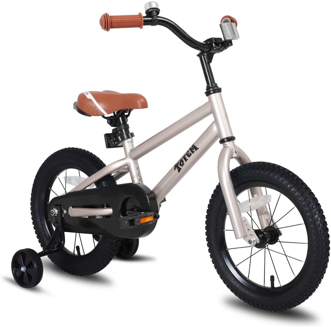 JOYSTAR Totem Kids Bike with Training Wheels 16 inch Silver $69.99