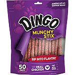 50-Count Dingo Munchy Stix Rawhide and Chicken Dog Treats $3.23 w/ S&amp;S