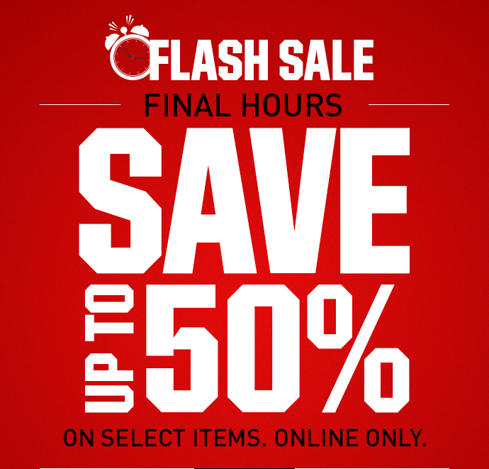 Dicks Flash Sales - until 10pm today