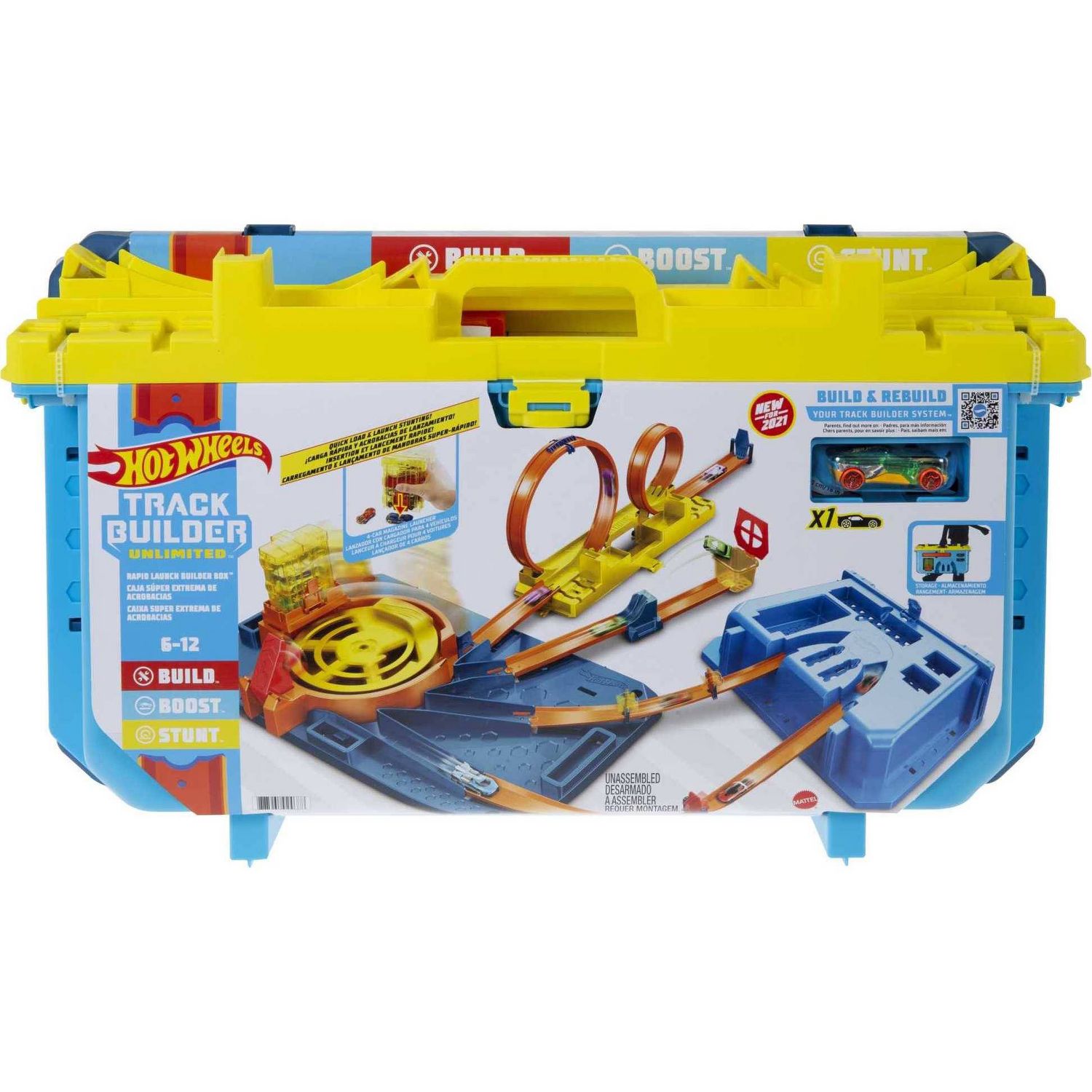 Hot Wheels Track Builder Unlimited Rapid Launch Builder Box Track Set - $17.49 at Target