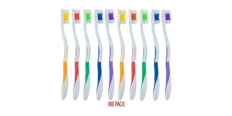 Millennium Trading 100 Pack Toothbrushes $16.99