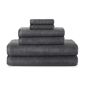 JCPENNEY Home Expressions Quick Dri® Benzoyl Peroxide Friendly Bath Towel - 30x54" (various colors) $4.99