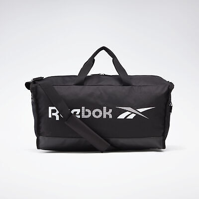 Reebok Men's Training Essentials Duffel Bag - Medium (Black/White or Moonstone) $14.99