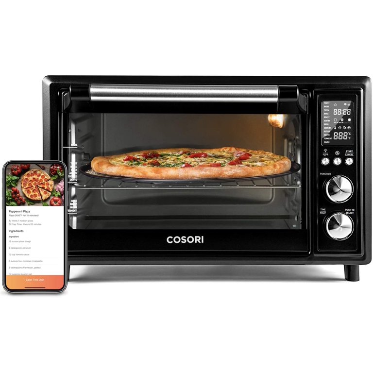 Cosori Smart Toaster Oven Air Fryer Combo (CS130-AO-RXB) - 32qt Capacity w/6 Accessories (Black) $134