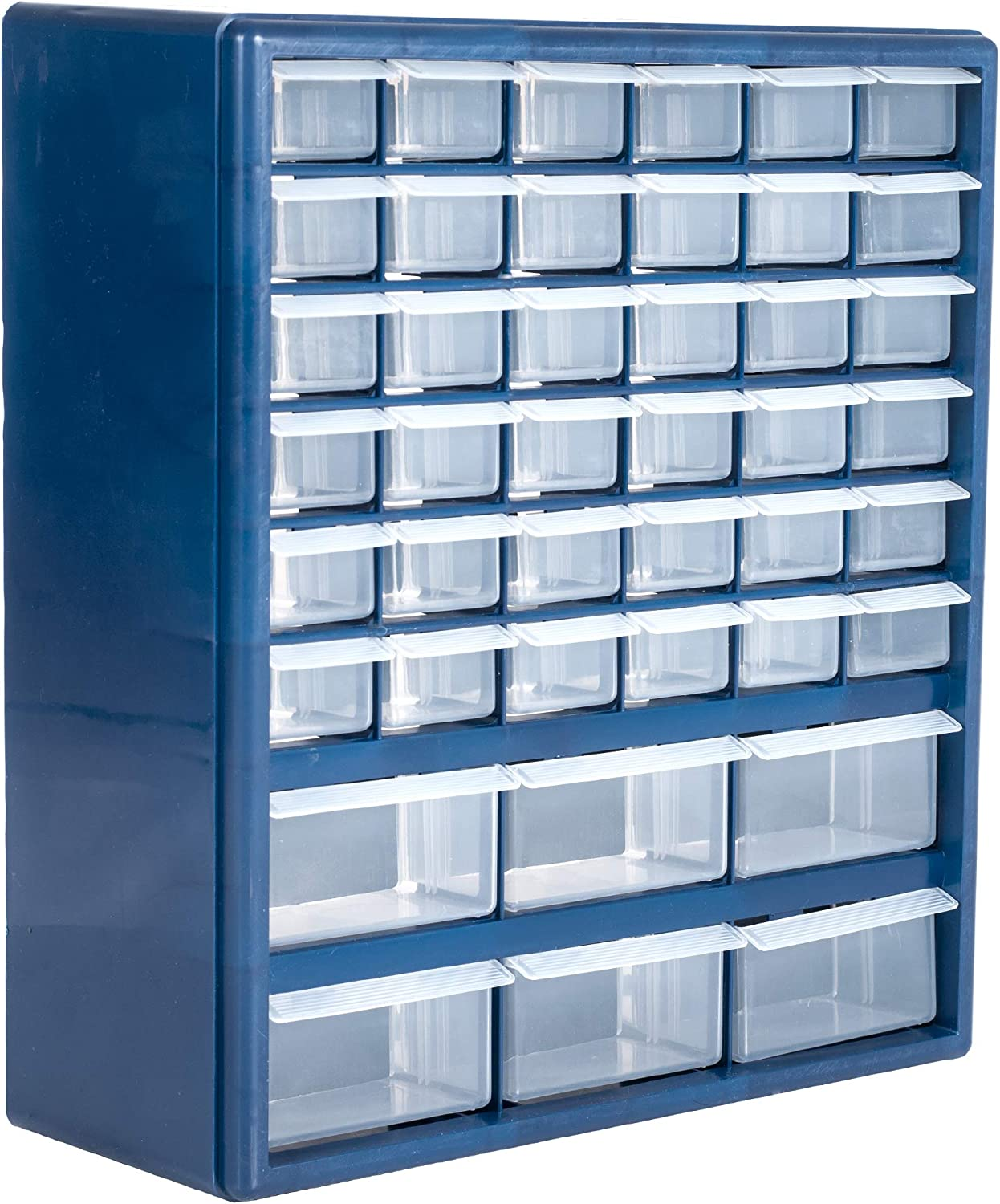 Plastic Storage Drawers – 42 Compartment Organizer – Desktop or Wall Mount $29.95