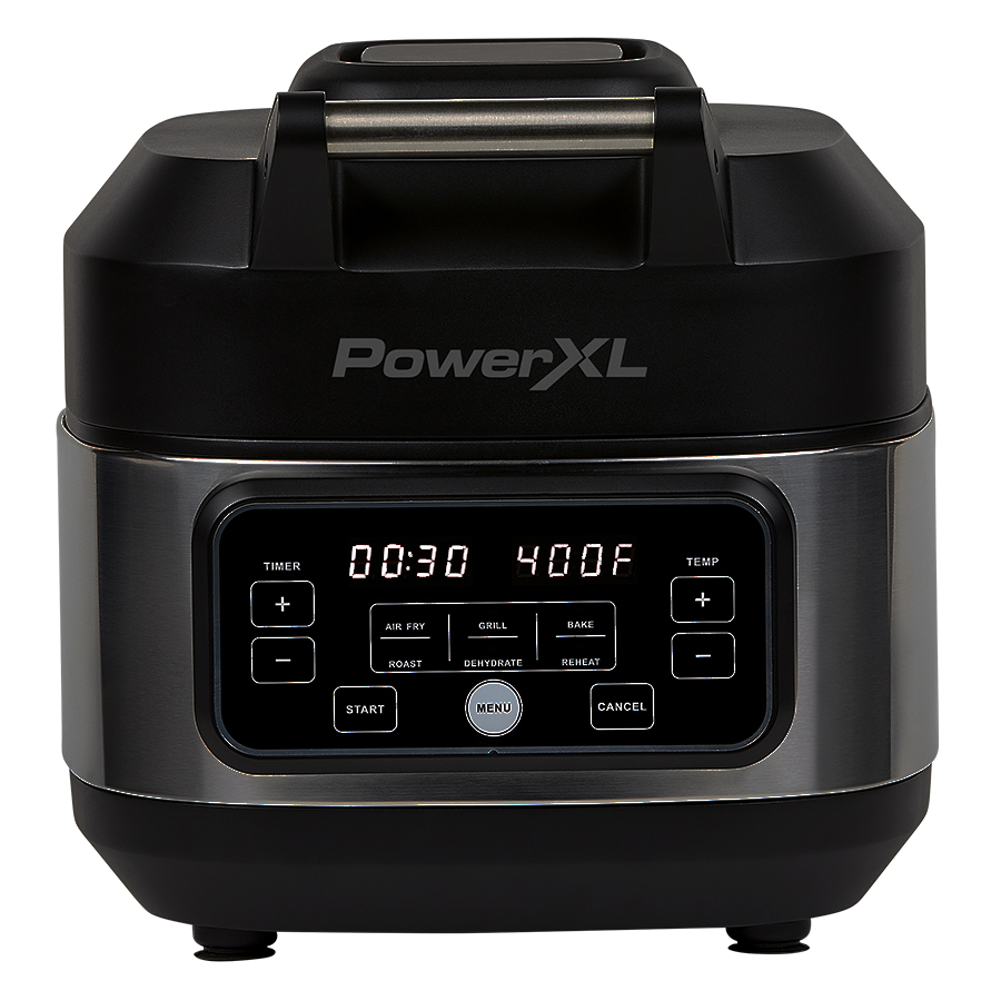 PowerXL 5.5-Quart Stainless Steel Home Electric Air Fryer/Grill $54.55